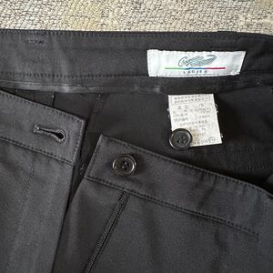 Crocodile Ladies Womens Pants Black Formal Dress Button Smooth Soft size 32 x 27